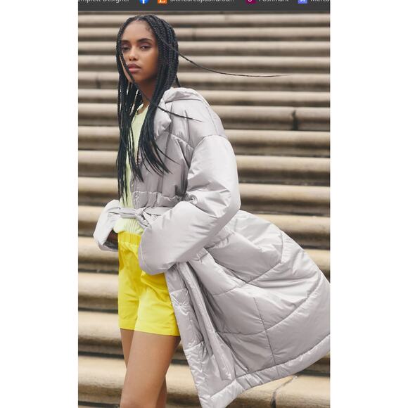 Anthropologie Daily Practice Puffer Coat - Size XXS/XS - Picture 2 of 5